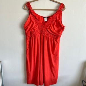 JFW orange sun dress
